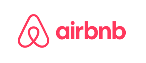 Logo AirBNB pour réserver sur la plateforme le Gîte 45 tours à Nueil Les Aubiers