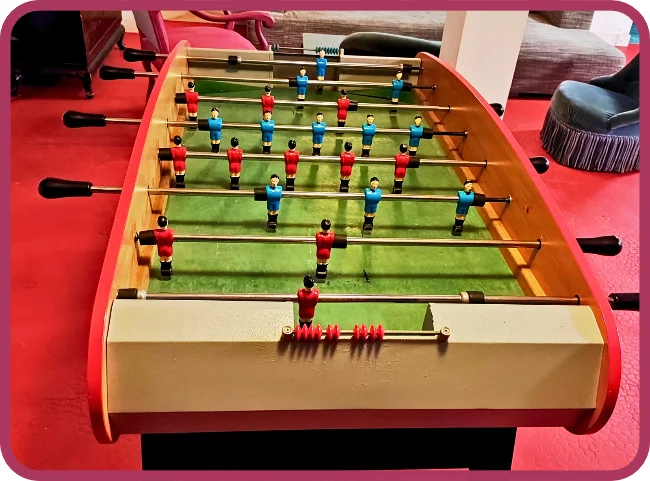 La salle de jeux - Babyfoot
